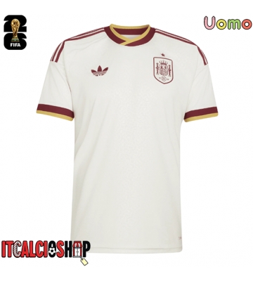 Spagna Seconda Maglia Mondiali 2026 Manica Corta